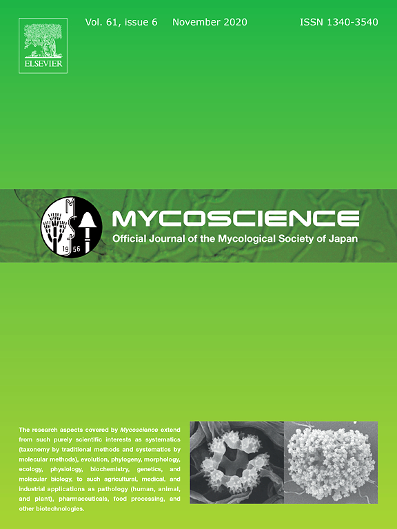Go to journal home page - Mycoscience